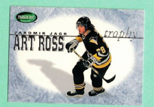 (1) JAROMIR JAGR  1995-96 PARKHURST #2 PENGUINS TROPHY  INSERT   (K6460)