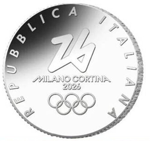 #RM# 3X 25 CENT GEDENKMÜNZE ITALIEN 2025 - WINTERSPIELE 2026 - UNC - Bild 4 von 4