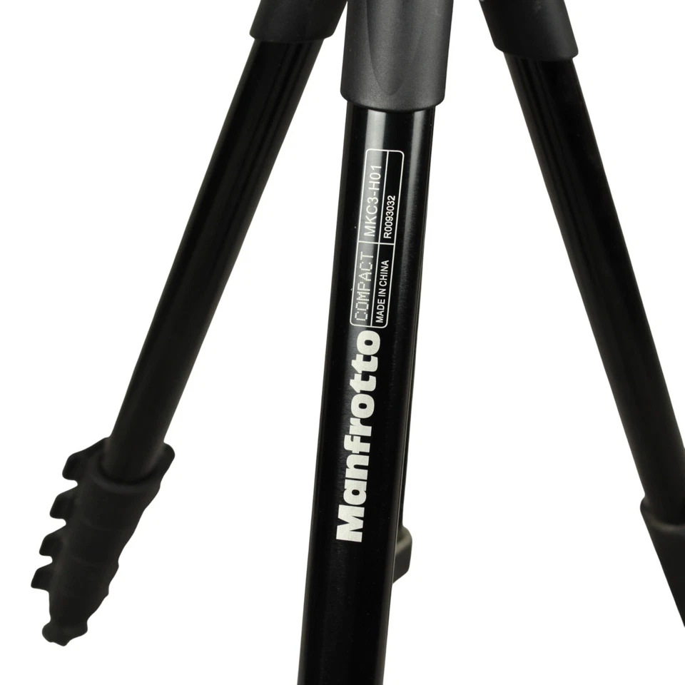 Trípode Manfrotto MKC3-H01 Serie Compacta con Cabezal de Agarre Foto/Video Sin Placa Foto 3 de 4