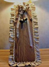 Tramp art vintage 1986 Fan Wall Decor