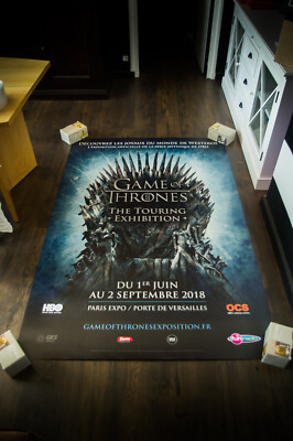 GAME OF THRONES EXHIBITION A French Rolled Vintage Art Poster Original