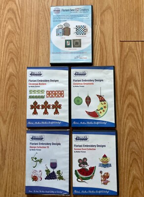 Floriani Embroidery Designs CDs (CD, 5-Disc)