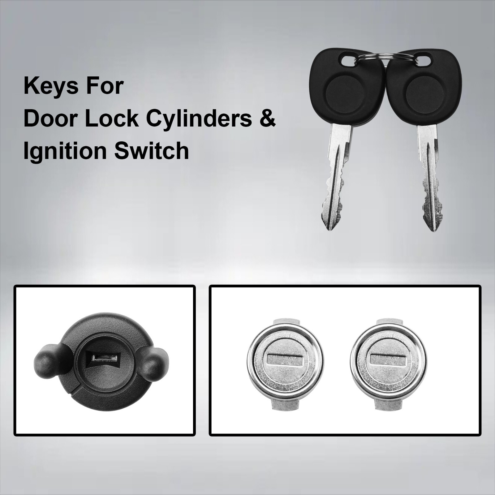 Front Door Lock Cylinders & Ignition Switch for Chevy Tahoe Silverado