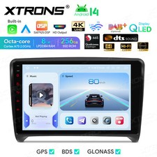 9 Hd Qled Car Stereo Radio Android 14 8gb 256gb Gps Navigation For Audi Tt 8j