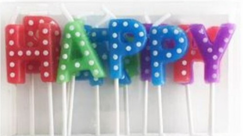 Velas de feliz cumpleaños Betty Crocker™ Premium (paquete de 8) - Imagen 2 de 4