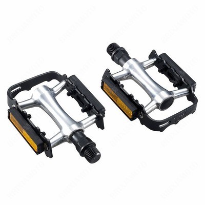 COPPIA PEDALI MTB TUTTI IN ALLUMINIO SU CUSCINETTI 9/16 POLLICI BICICLETTA  X4 | eBay