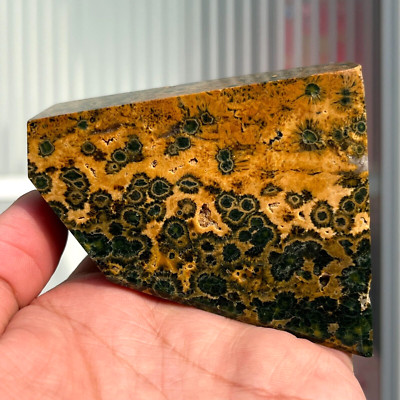 231g Natural Gem Grad Ocean Jasper Freeform & Druzy Crystal Reiki Healing