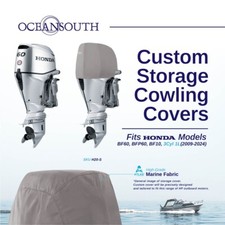 Oceansouth Outboard Cowling Cover for Honda 3 CYL 1L