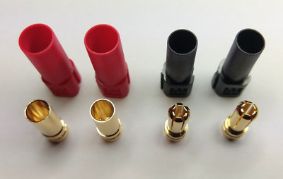 2 Paar Hochstrom XT150 Stecker Buchse Goldstecker Plug Connector ESC/Motor-seite