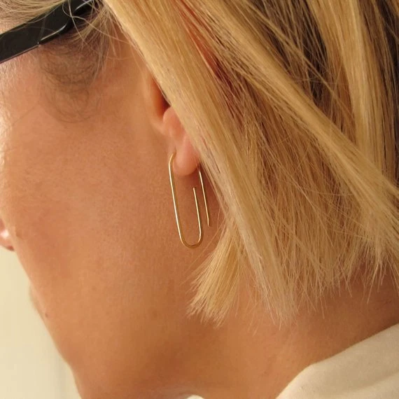 Minimalist clip on earrings deals