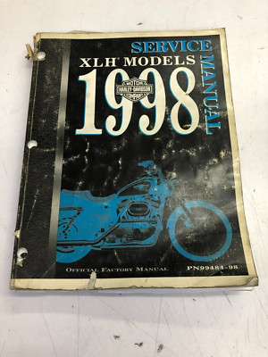 1998 OEM HARLEY-DAVIDSON XLH MODELS PARTS CATALOG P/N 99451-98