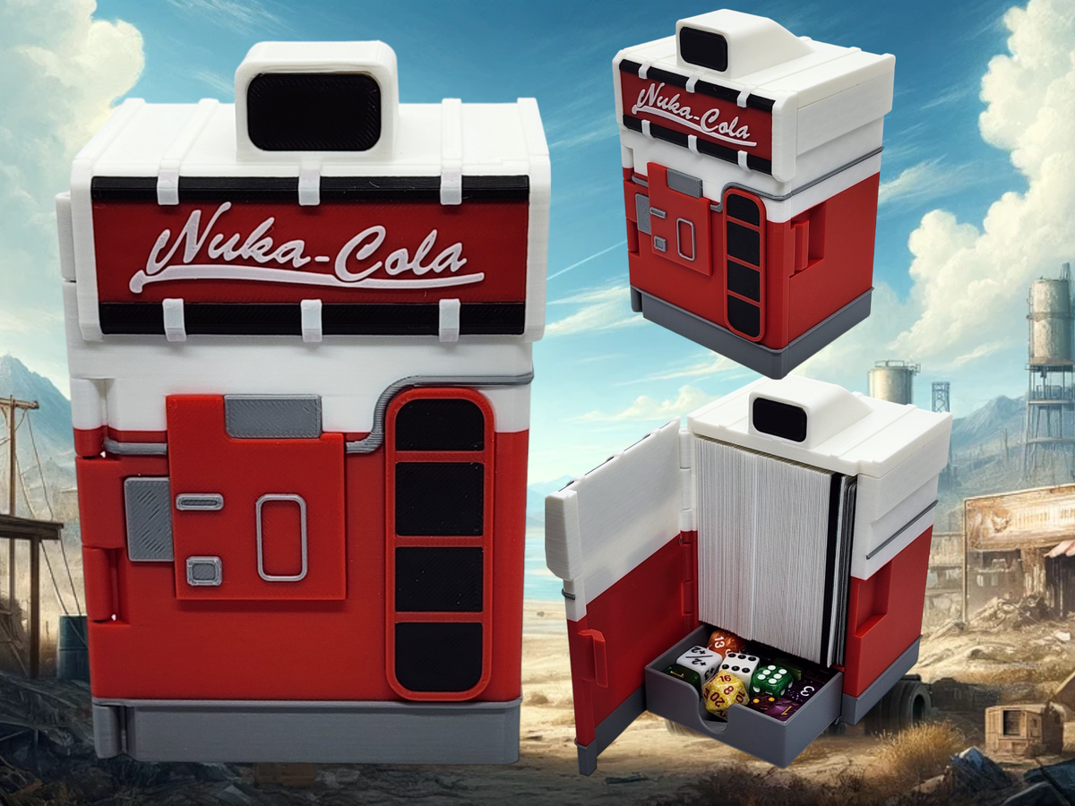 MTG Fallout Nuka Cola Vending Machine Deck box for EDH