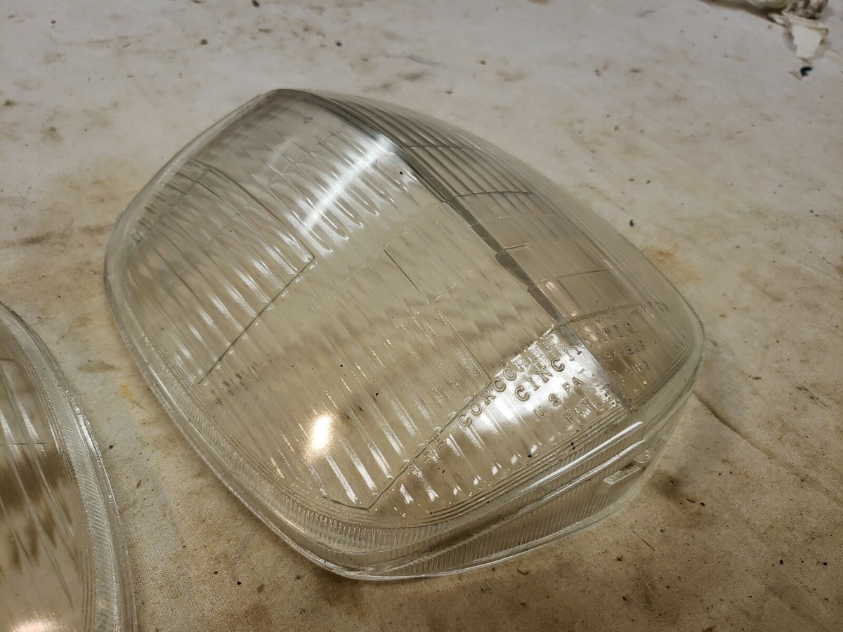 チャーリー 様 專用 1939 Nash Headlight Lenses Headlamp Riteway 45309 Corcoran