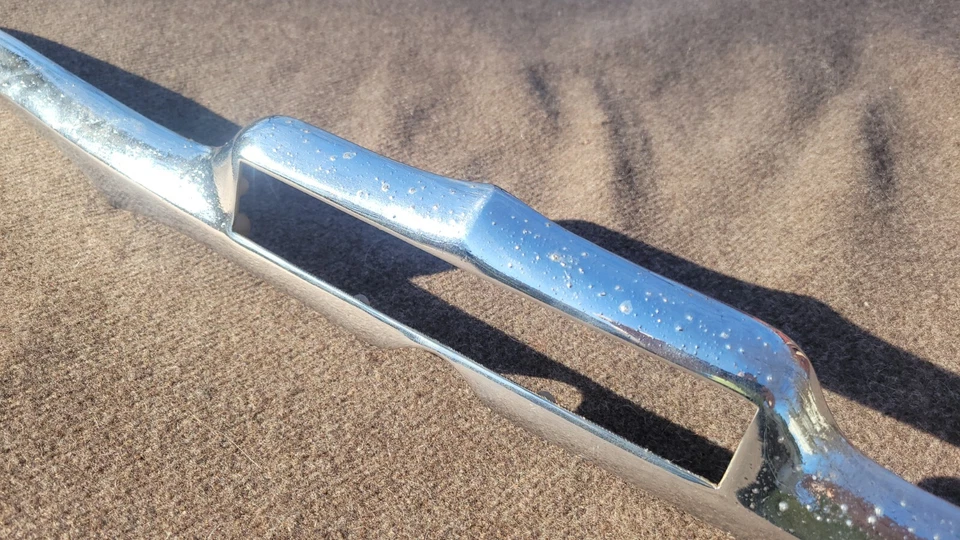 1950 1951 Hudson Hornet Commodore cromo maletero moldura OEM Foto 2 de 4