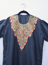 Dress Black Beaded Rayon India Dress