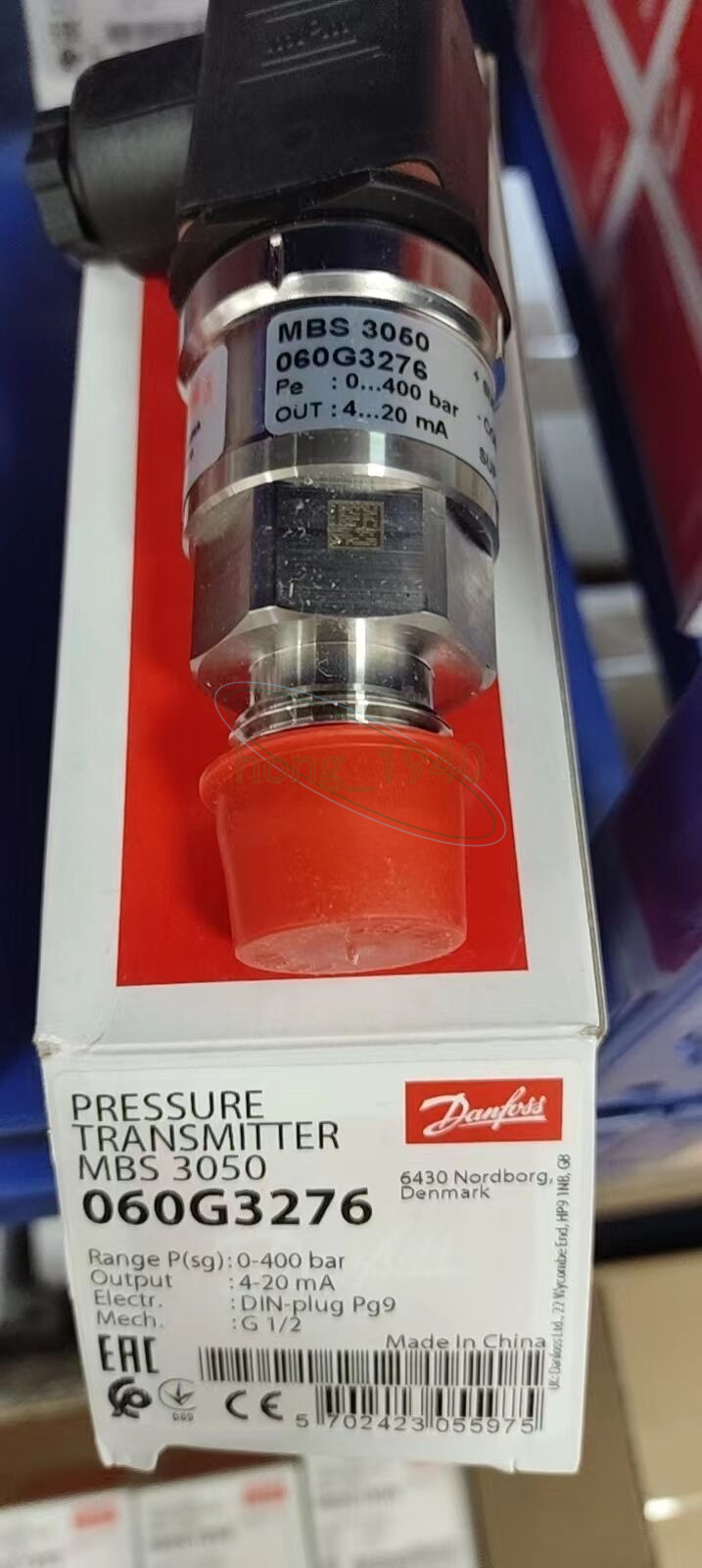 1PC Danfoss Pressure Sensor MBS 3050 060G3276 NEW