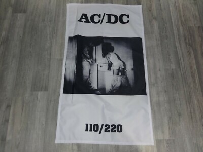 AC/DC Flag Flagge Poster Heavy Metal Hard Rock AC-DC Saxon Roses 9 ...