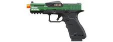 Airsoft Pistol Gun Poseidon CSI XG8 Gas Blow Back Aluminum Pistol - Metal/OD Gre