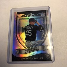 2021 Panini Chronicles CRUSADE Garrett Crochet Silver Prizm RC #1