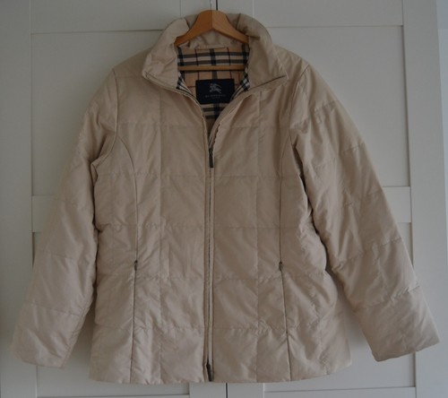 Burberry London giacca donna beige puffer taglia large - Foto 1 di 10