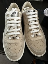 CHANEL Beige Sport Line sneakers runners trainers, 36.5