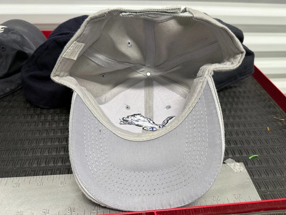 Vintage 5Pcs Sportcap MLB Detroit Tigers Mesh Blue Cap Hat W Pin - Image 3 of 4