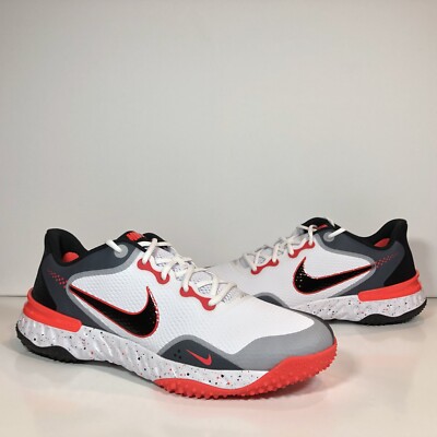 Nike Alpha Huarache Elite 3 Turf 'White Red Black Grey' CV3560-105
