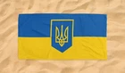 Ukraine Country National Flags Coat of Arms Gift Beach Towel Bath