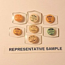 BULOVA CURVED bottom HEXAGONAL glass WATCH CRYSTALS by SIZE -BB Type MH