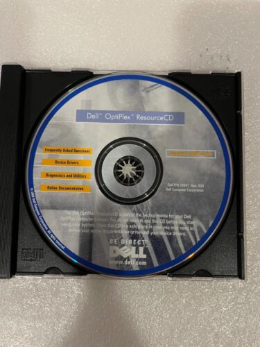 Dell OptiPlex ResourceCD (GX100, 110, 115, 150, 200, 300, GX400) 98/NT/2K/Linux