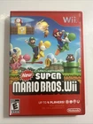 New Super Mario Bros Wii (Nintendo Wii, 2009) Complete CIB - Tested
