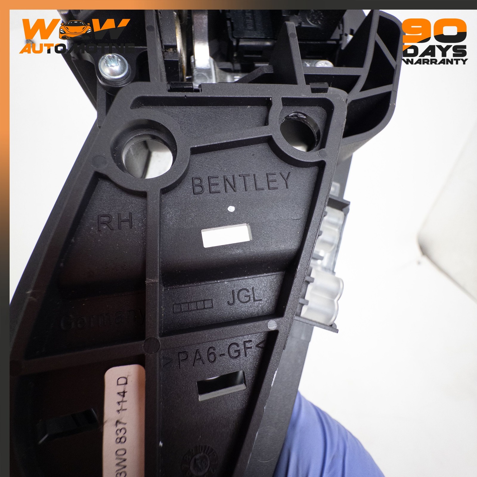 04-11 BENTLEY CONTINENTAL GTC GT RIGHT PASSENGER SIDE INTERIOR DOOR HANDLE OEM