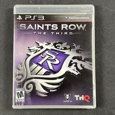 Saints Row The Third Sony PlayStation 3 PS3 Complete CIB Tested