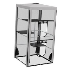 Cat House Cat House Kitten Enclosure Mesh Playpen Steel Frame