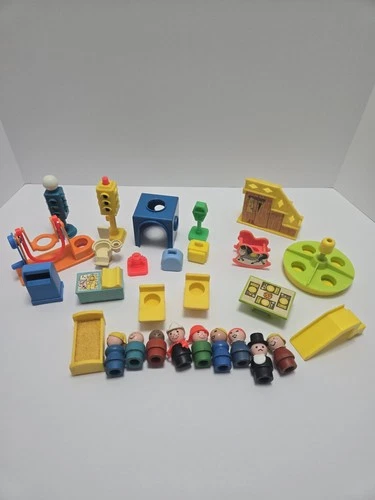 Vintage Fisher Price Little People Lot