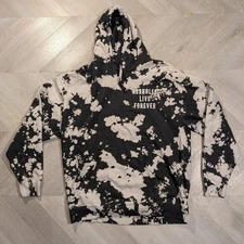 Assholes*s Live Forever Hoodie Men's Size XXXL Tie-Dye Pullover with Pockets ALF