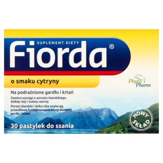 LEMON FLAVOURED FIORDA 30 LOZZLES