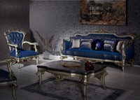 Sofagarnitur Couch Set 3+1 Couchtisch Stoff Sofa Dreisitzer Couchen MöBel 3Tlg.