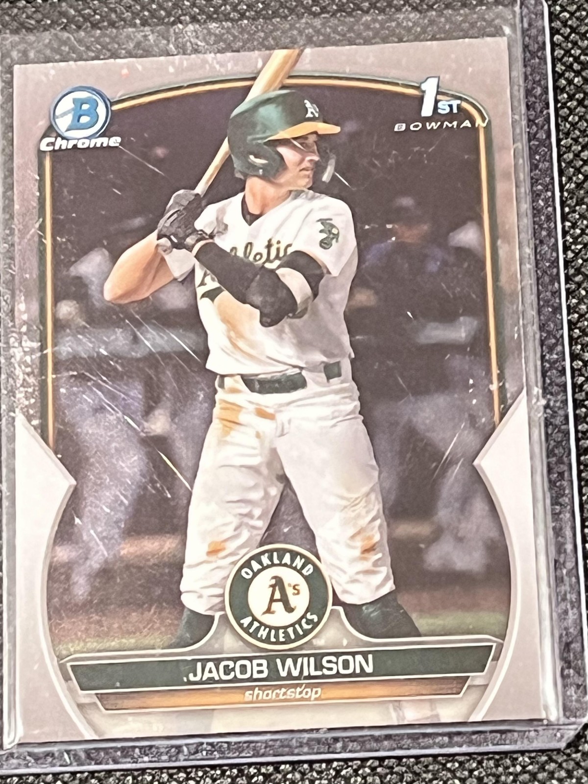 2023 1st Bowman Chrome JACOB WILSON - Oakland A's