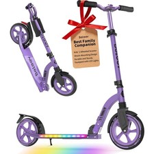 Kinder Roller 6 Jahre LED Licht Cityroller Aluminium faltbar verstellbar