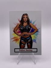 Fallon Henley CUSTOM WWE Card ACEO Color Burst Design