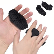 Anti-Slip Workout Grips - Ergonomic Rubber Hand Protector Gloves for Weight L...