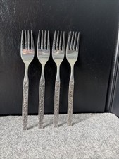 4 posate forchette acciaio inox vintage WM A Rogers Oneida Ltd Dominica