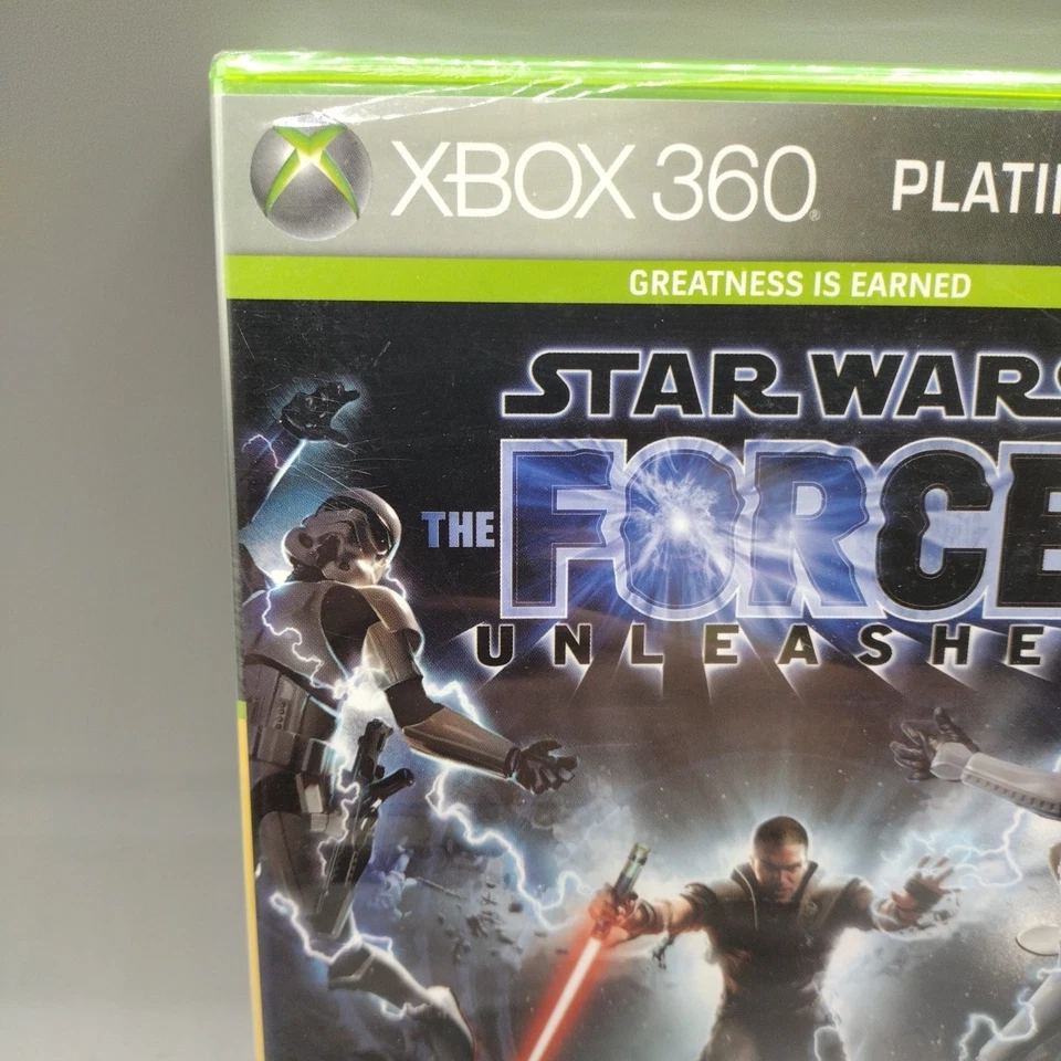 Star Wars the Force Unleashed Microsoft Xbox 360 2008 Platinum Hits Brand New - Image 2 of 4