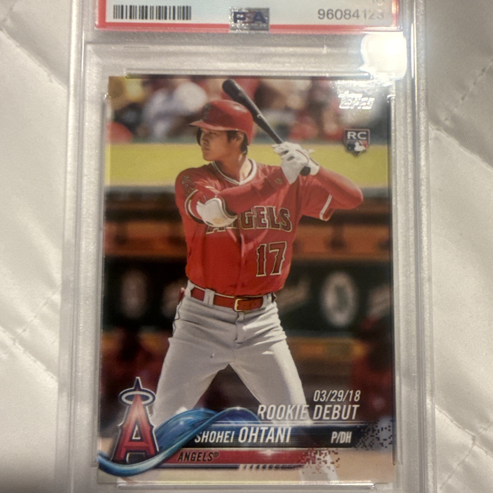 SHOHEI OHTANI PSA 10 2018 TOPPS UPDATE #US285 ROOKIE RC ANGELS view 9