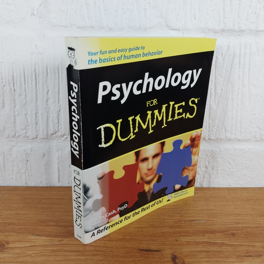 Psychology for Dummies® by Adam Cash (2002, Trade Paperback)