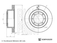 2X Bremsscheibe Hinterachse FüR Maxus Deliver 9 Kasten Pritsche/Fahrgestell