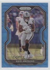 2020 Panini Prizm Blue Wave Prizm 1/199 Keelan Doss #137 0g27