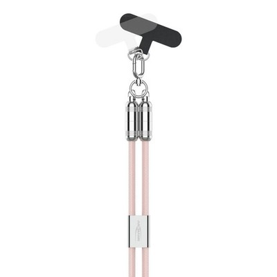 ANSMANN Lanyard Kabel USB Typ-C zu Lightning, 120 cm / rose #14756052