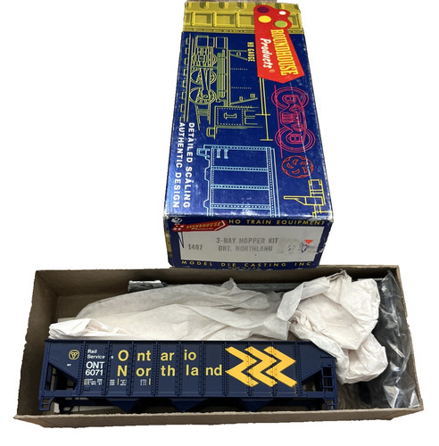 KIT TOLVA 3 BAHÍAS ONTARIO NORTHLAND ESCALA HO ROUNDHOUSE 1497 40' NOS ONT 6071 | Zustand: New